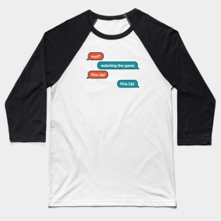 Dolphins WYD Text Baseball T-Shirt